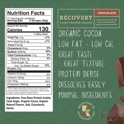 Realand Nutrition- Recovery Plant Protein in Chocolate